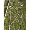 Image 3 : Metal Garden Trellises and Three Plastic Plant Pots