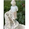 Image 2 : Concrete Bird Bath with Girl and Well Motif