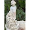 Image 4 : Concrete Bird Bath with Girl and Well Motif