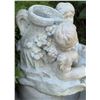 Image 3 : Concrete Garden Bird Bath with Cherub Figures