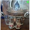 Image 5 : Electroplated Serving Collection w/ Crystal Stemware