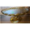 Image 2 : Amber and Green Depression Glass, 4 Pieces