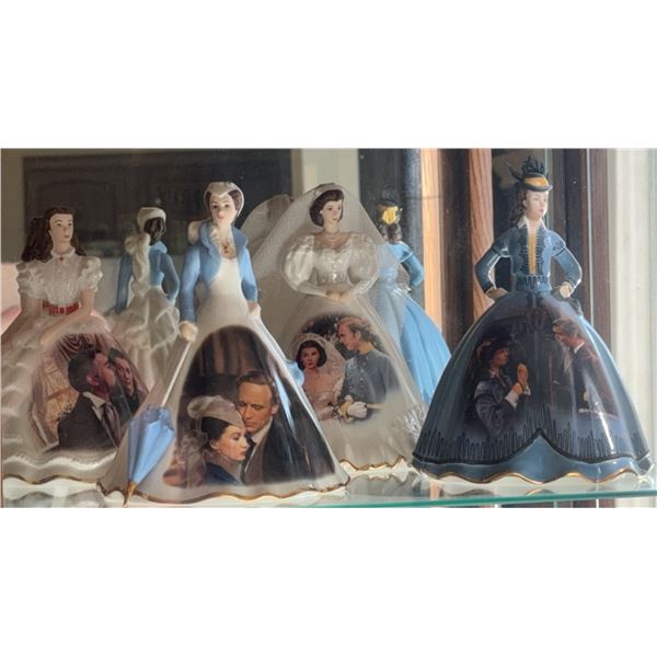 Bradford Editions Gone With the Wind Porcelain Figurine Set