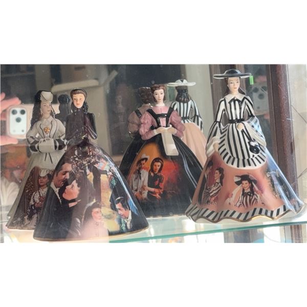 Gone With the Wind Heirloom Porcelain Figurine Bases by Bradford Editions