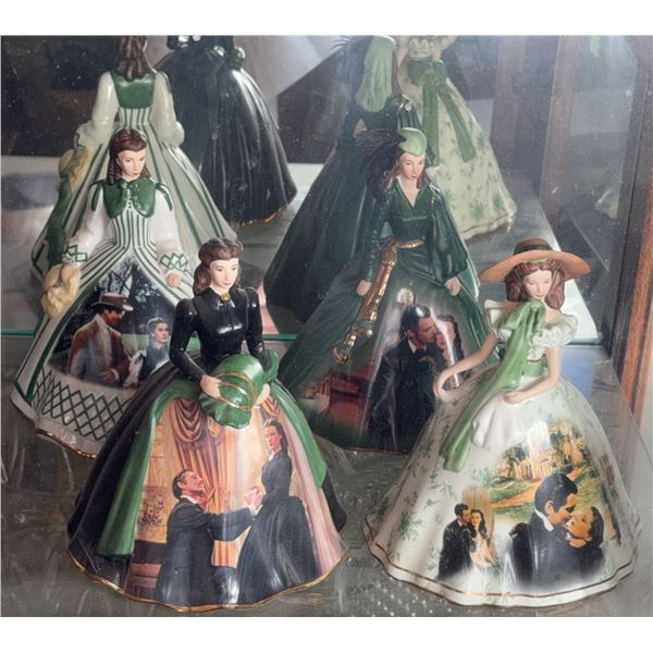 Gone With the Wind Porcelain Figurine Collection by Bradford Editions