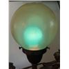 Image 6 : Metal Chariot Table Lamp with Frosted Glass Globe Shade
