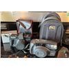 Image 1 : Meikai 4353 SSN 35mm Film Camera, Pentax Zoom 105-R, and Accessories