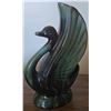 Image 2 : Green Ceramic Swans and Glass Bowls