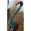Image 4 : Green Ceramic Swans and Glass Bowls