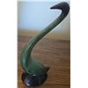 Image 5 : Green Ceramic Swans and Glass Bowls