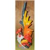 Image 5 : 4 Painted Ceramic Rooster Figurines