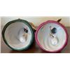 Image 4 : Angel Figurines and Bell Set, Ceramic and Metal, 7 Pieces