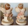 Image 8 : Angel Figurines and Bell Set, Ceramic and Metal, 7 Pieces