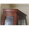 Image 3 : Corner Glass Display Curio Cabinet with Lighting