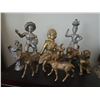 Image 1 : 9 Cast Metal Figurines G.F.B. 1964 Signed
