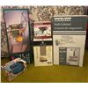 Image 1 : Household Lot With Carina Wall Cabinet, Glass Shelf, Petlinks Toy, Ultra Steel Tool Kit, Patio Chair