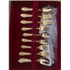 Image 2 : Hampton Silversmiths Gold-Toned Stainless Steel Flatware Set in Box