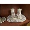 Image 5 : Mushroom Ceramic Canister and Tableware Set, 13 Pieces