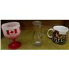 Image 9 : Mugs, Glassware, Platters, and Bowls Lot