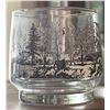 Image 3 : Libbey St. Clair Glass Sets with Winter and Leaf Motifs, Boxed