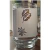 Image 4 : Libbey St. Clair Glass Sets with Winter and Leaf Motifs, Boxed