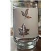 Image 5 : Libbey St. Clair Glass Sets with Winter and Leaf Motifs, Boxed