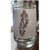 Image 7 : Libbey St. Clair Glass Sets with Winter and Leaf Motifs, Boxed