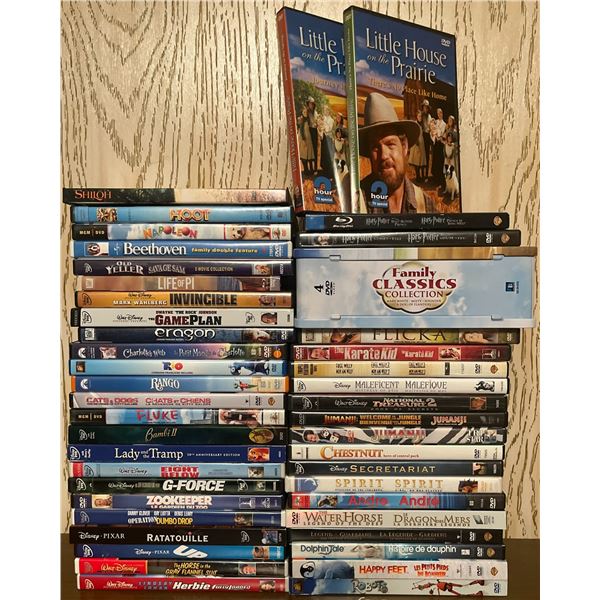 Family and Children's DVDs and Blu-rays