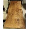 Image 1 : Rectangular Wood Coffee Table with Open Sled Legs