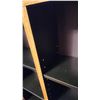 Image 3 : Four-Section Adjustable Shelving Unit with Wood Trim