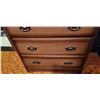 Image 3 : Wooden Chest of Drawers with Brass-Tone Handles, Made in Canada
