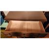 Image 4 : Wooden Chest of Drawers with Brass-Tone Handles, Made in Canada