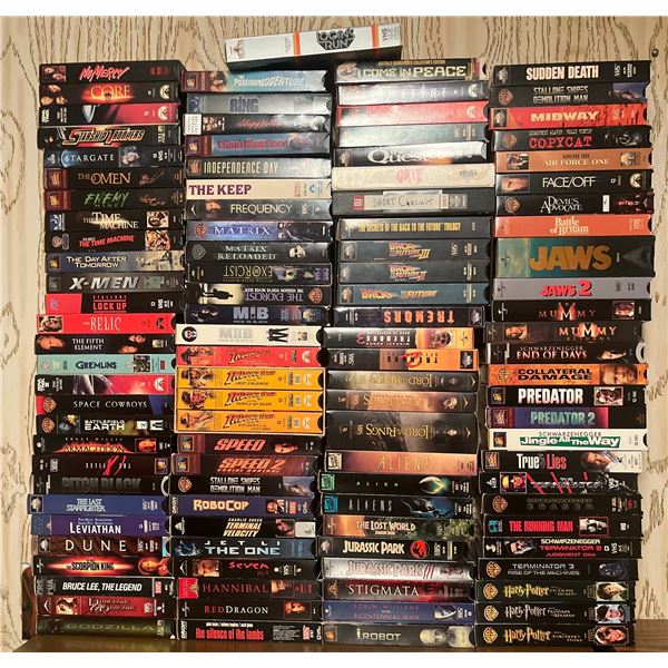 Sci-Fi and Action VHS Tapes