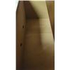 Image 4 : Wood Veneer Nightstand with Drawer and Open Storage