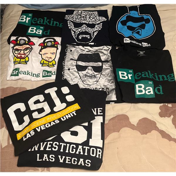 8 Breaking Bad and CSI T-Shirts