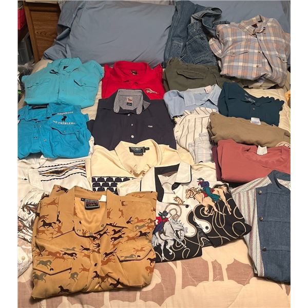 Western Rodeo Shirts and Jordache Overalls Assorted Brands