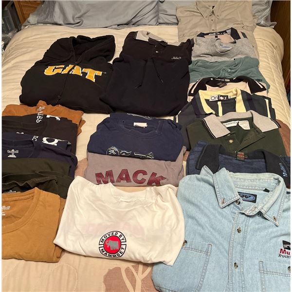 Branded Men's Clothing Lot – Hoodies, Tees, Polos & Shirt