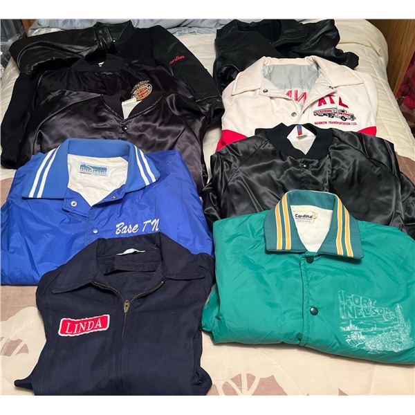 8 Vintage Trucking Jackets, Multiple Brands and Styles