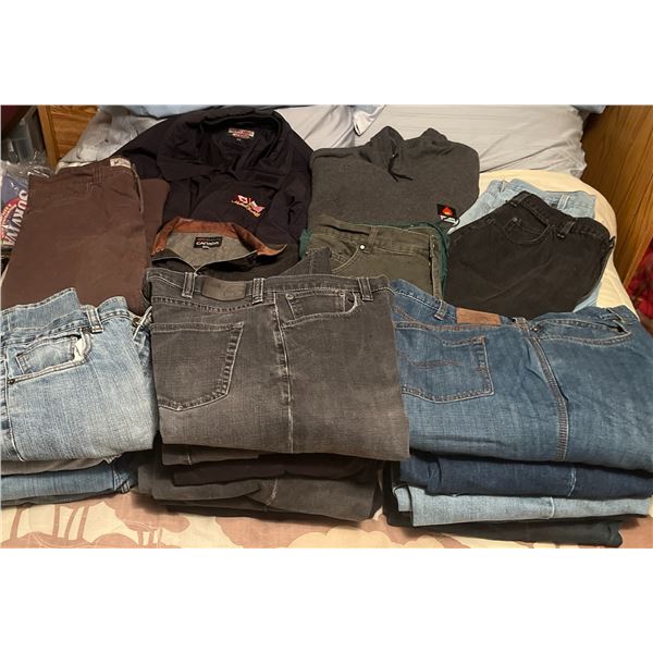 Men's Clothing Lot Mixed Jeans Jackets and Hoodie