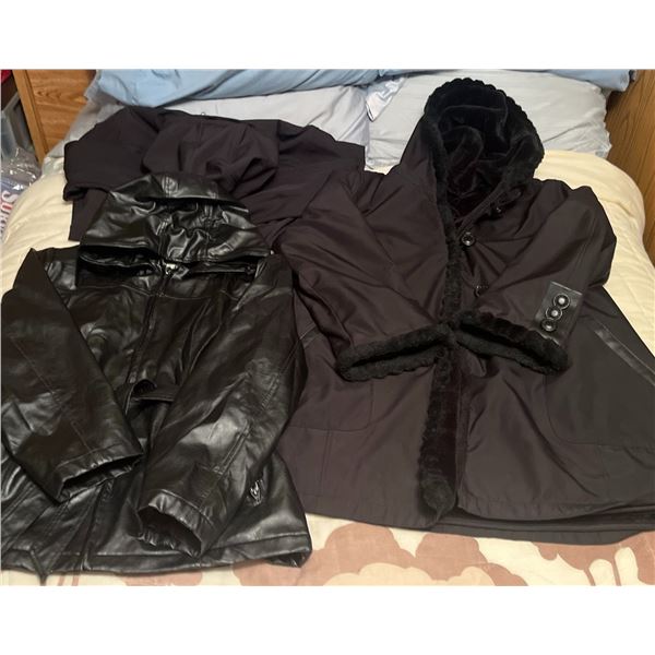 Women's Outerwear Lot: Jessica, Penmans, George – 3 Coats, Various Sizes