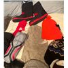 Image 3 : Winter Accessories Lot: Hats, Gloves, Scarves, Boots, Fur Mittens
