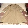 Image 1 : Opera Montreal Beige Trench Coat, Size 9/10, Made in Canada