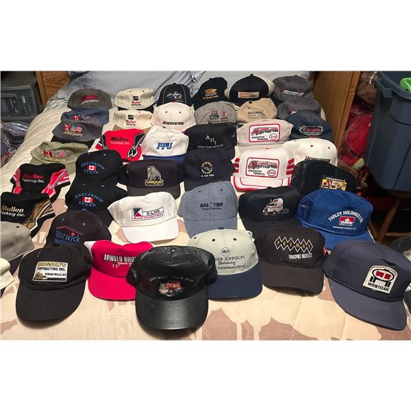 Assorted Trucking and Industrial Logo Hats