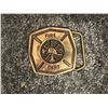 Image 6 : 5 Brass Firefighter Themed Belt Buckles