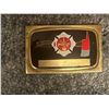 Image 2 : Firefighter Belt Buckle Collection, Solid Brass & Metal, 5 Pieces