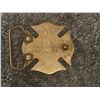 Image 7 : Firefighter Belt Buckle Collection, Solid Brass & Metal, 5 Pieces