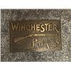 Image 4 : 5 Collectible Brass Belt Buckles: Winchester, Labatt's, NRA