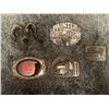 Image 1 : 5 Metal Belt Buckles: Kenworth, Keep On Trucking, Painter, Ram, MB