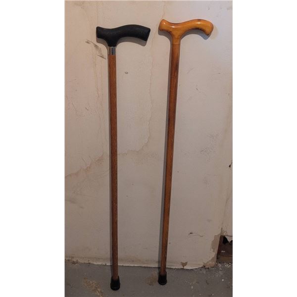 Wooden Walking Canes, 35.5 Inch Length