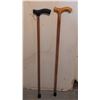 Image 1 : Wooden Walking Canes, 35.5 Inch Length